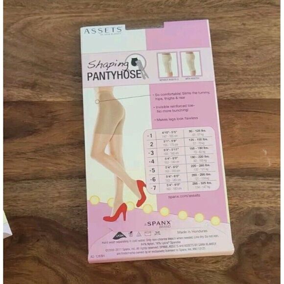 Spanx Assets By Sara Blakey Hi-Waist Mid-Thigh Shaper 126B Nude Size 1 - Picture 5 of 6